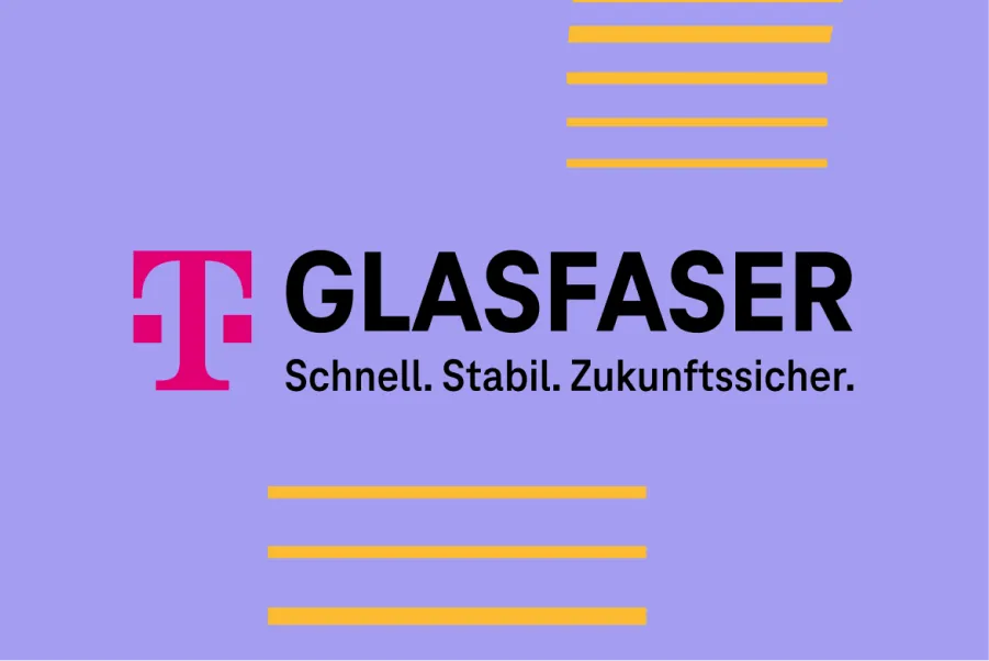 Telekom Glasfaser. Schnell. Stabil. Zukunftssicher.