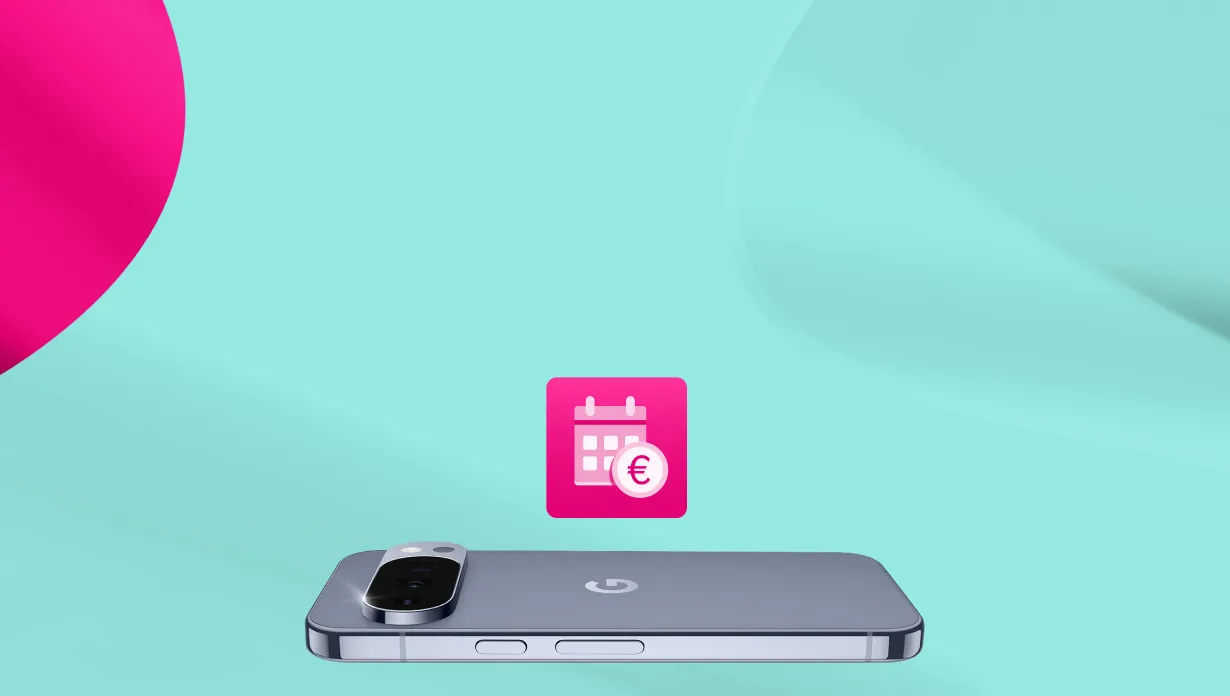 Ratenkauf Icon und Google Pixel 10 Pro