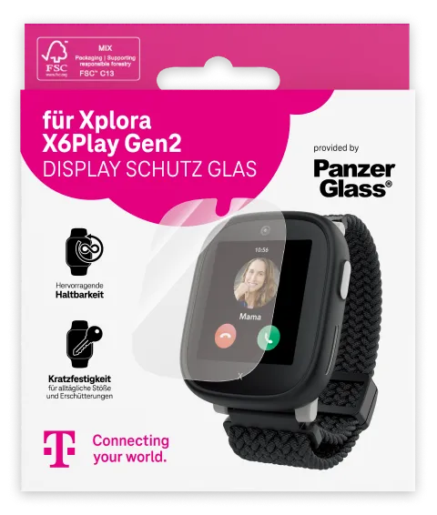 PanzerGlass Displayschutz für XPLORA X6 Play