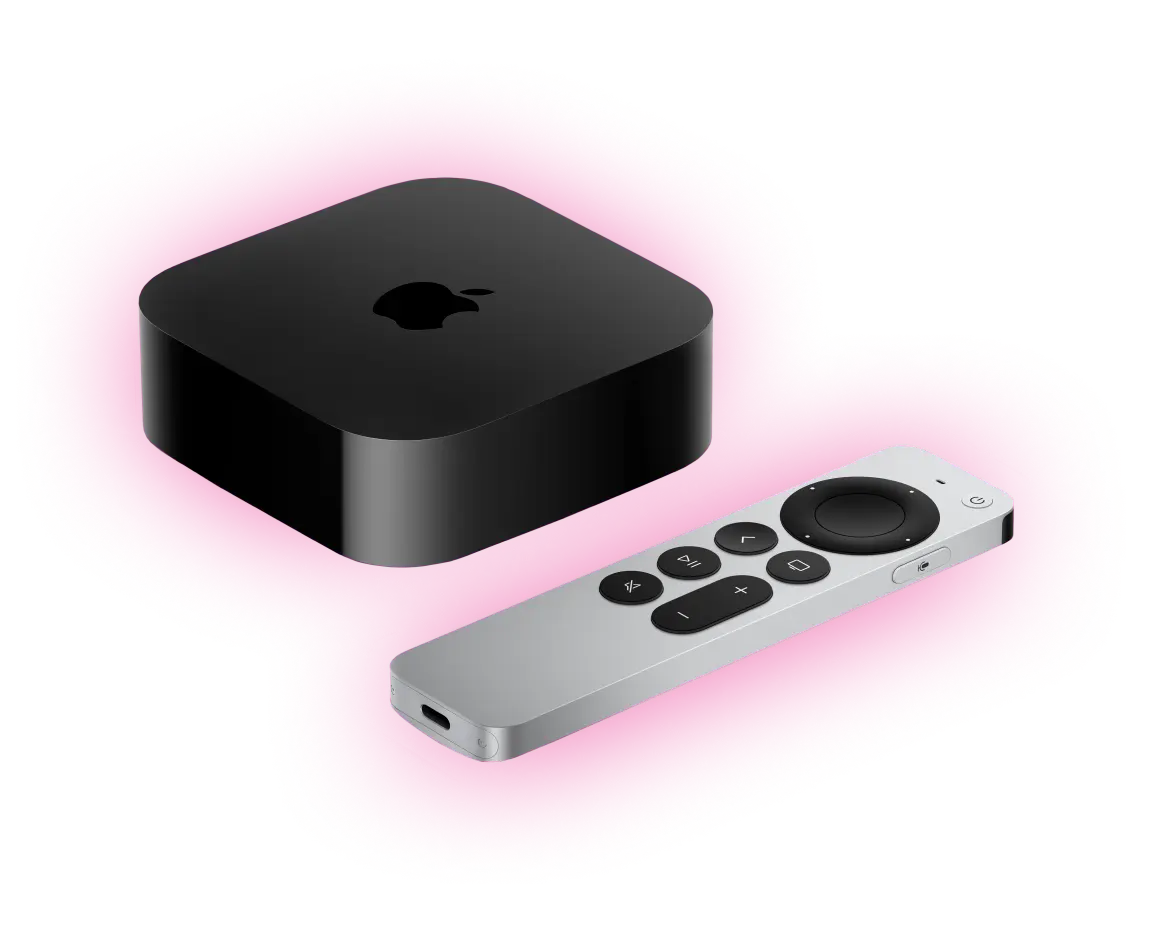 Apple TV 4K Streaming-Box mit Siri Remote für MagentaTV
