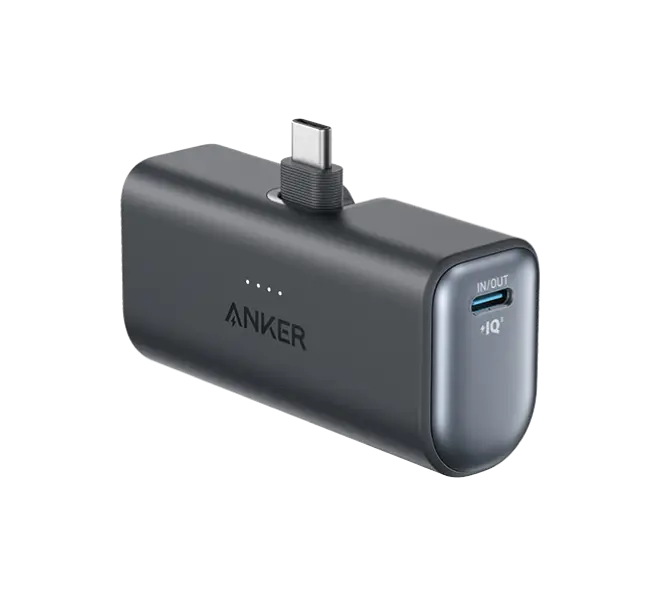 Produktbild eines Anker Nano Powerbank in Schwarz.