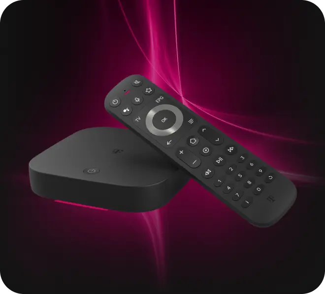 Produktbild MagentaTV One 2. Generation mit Fernbedienung