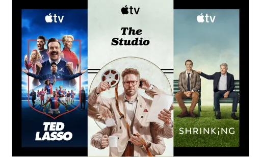 Aktuelle Apple TV Komödien: The Studio, Ted Lasso und Shrinking