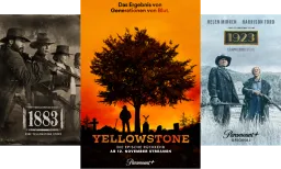 Inhalte bei Paramount+: Yellowstone - 1883, Yellowstone die epische Rückkehr, Yellowstone - 1923
