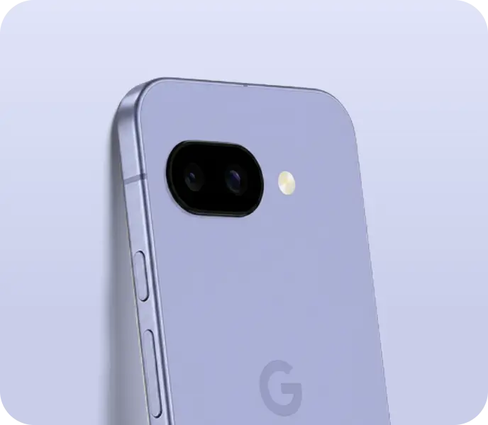Produktbild eines Google Pixel 9a Smartphones.