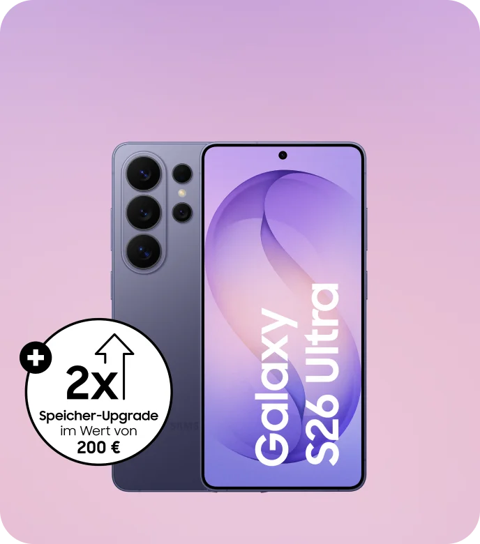 Produktbild eines Samsung Galaxy S26 Ultra Smartphones.
