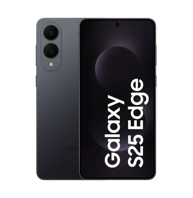 Produktbild eines Samsung Galaxy S25 Edge Smartphones.
