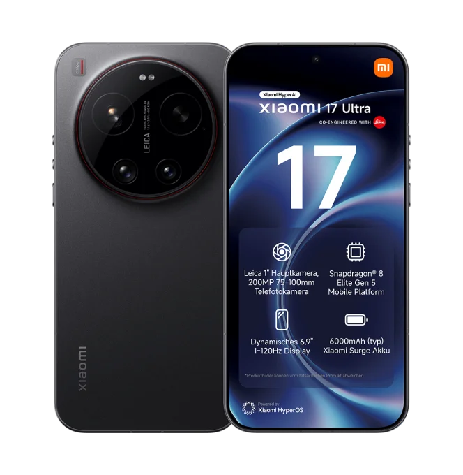 Produktbild eines Xiaomi 17 Ultra Smartphones.