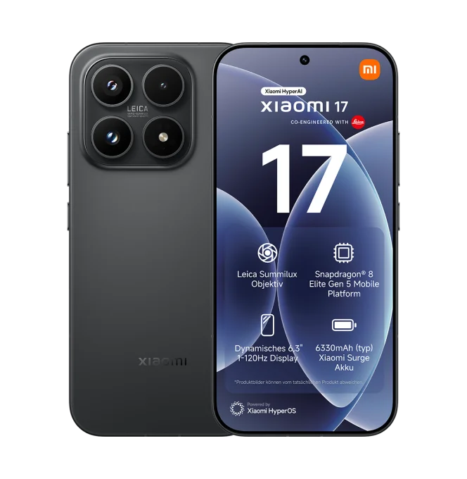 Produktbild eines Xiaomi 17 Smartphones.