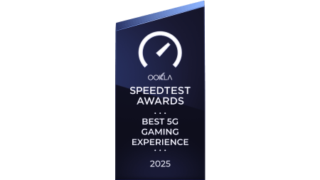 Ookla Speedtest Award Best 5G Gaming Experience 2025