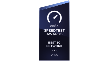 Ookla Speedtest Award Best 5G Network 2025