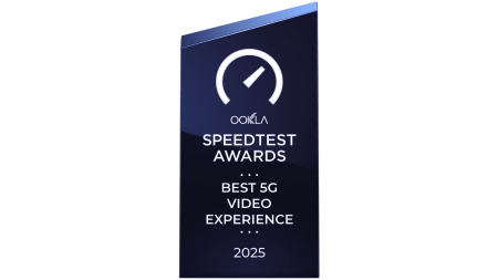 Ookla Speedtest Award Best 5G Video Experience 2025