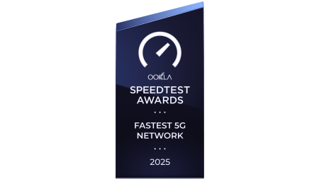 Ookla Speedtest Award Fastest 5G Network 2025