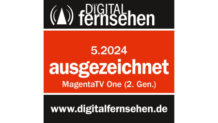 Testsiegel Digitalfernsehen | MagentaTV One Testsiegel Digitalfernsehen | MagentaTV One