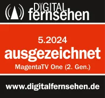 Testsiegel Digital Fernsehen 05/2024: Auszeichnung für Streamingbox MagentaTV One (2. Generation)