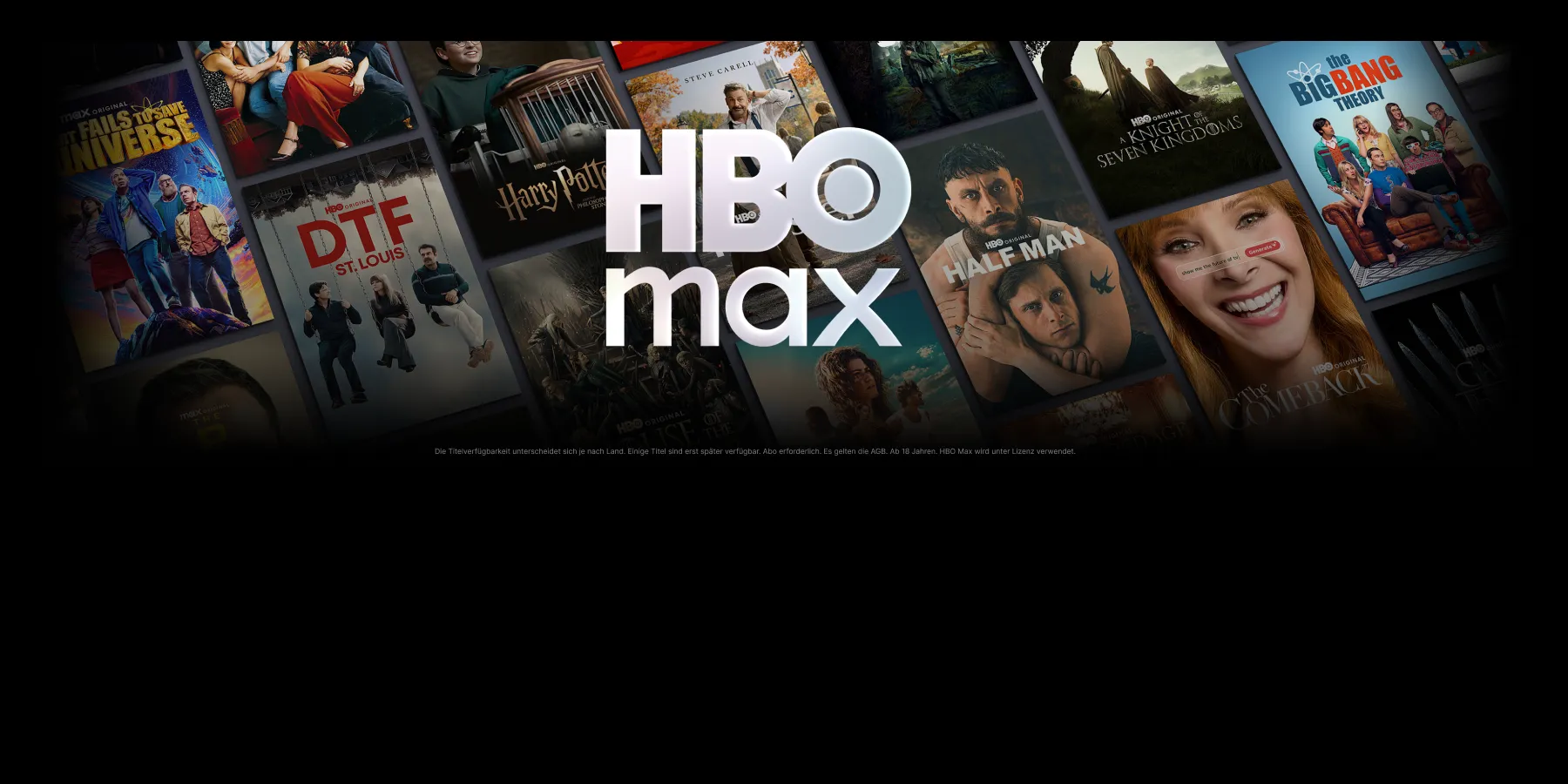 Angebotsvielfalt mit MagentaTV und HBO Max. Die Titelverfügbarkeit unterscheidet sich je nach Land. Einige Titel sind erst später verfügbar. Abo erforderlich. Es gelten die AGB. Ab 18 Jahren. HBO Max wird unter Lizenz verwendet.