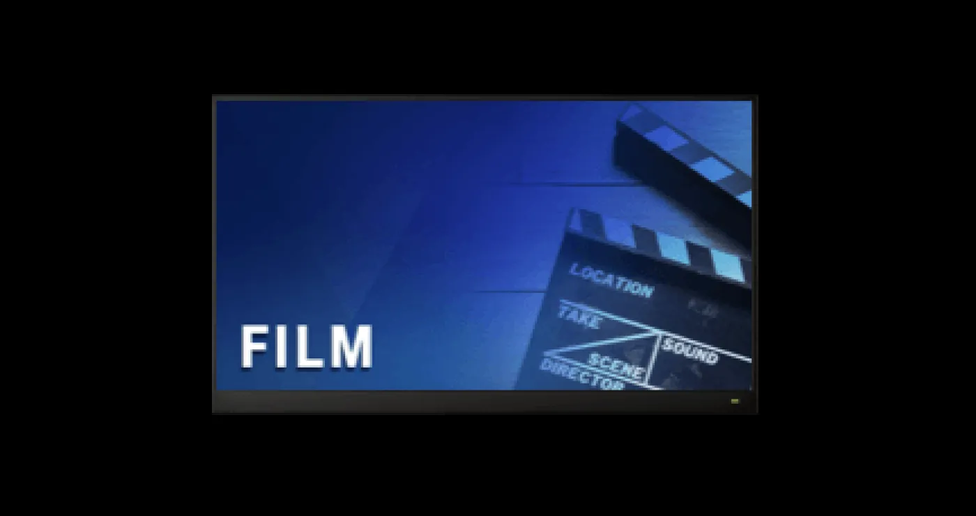 Bild von einer Filmklappe