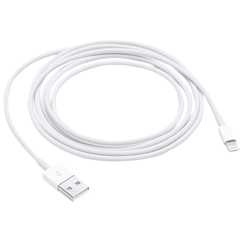 Apple Lightning auf USB Kabel (2m) Weiß 99925253 hero