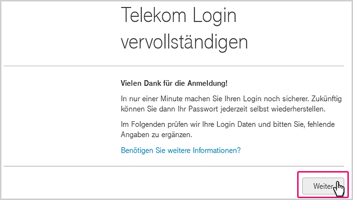 Telekom.Login Email