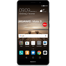 Huawei Mate 9 grau Huawei Mate 9 schwarz