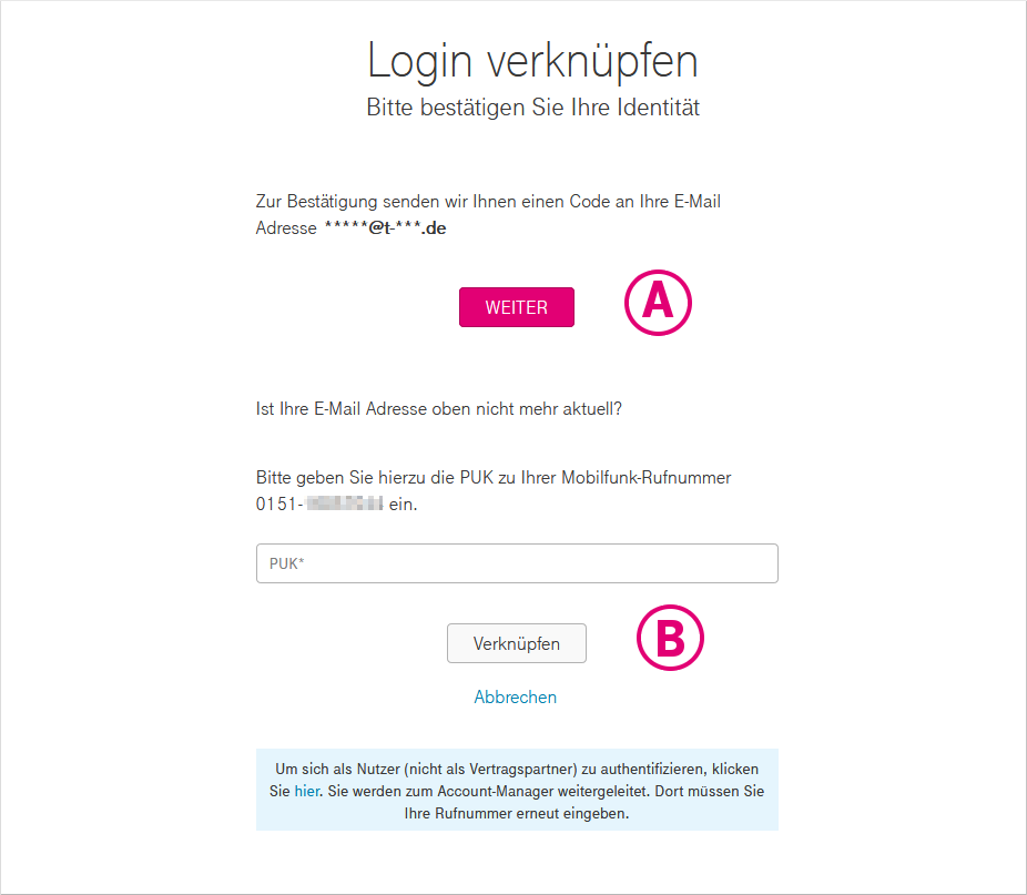 Telekom login