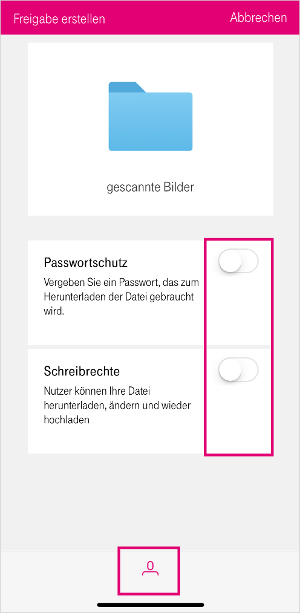 Passwortschutz und Schreibrechte festlegen Passwortschutz und Schreibrechte festlegen