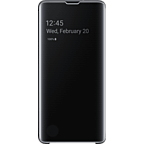 Samsung Clear View Cover Galaxy S10 - Schwarz 99928902 vorne