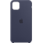 Apple Silikon Case iPhone 11 Pro Max - Mitternachtsblau 99929733 vorne thumb