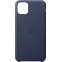 Apple Leder Case iPhone 11 Pro Max - Mitternachtsblau 99929819 vorne thumb