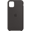 Apple Silikon Case iPhone 11 - Schwarz 99929823 vorne thumb