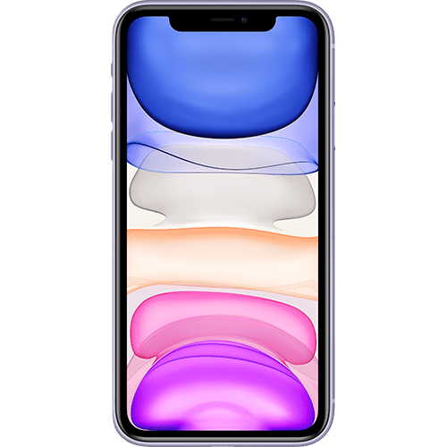 Apple iPhone 11 Violett Vorne 