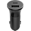 xqisit Kfz-Ladegerät 5,4A Dual USB-C - Schwarz 99929862 vorne thumb