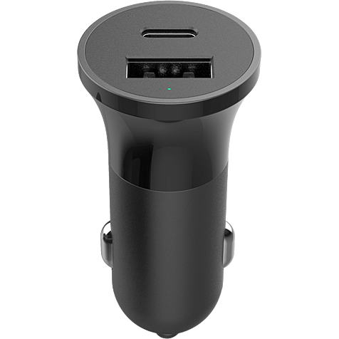 xqisit Kfz-Ladegerät 5,4A Dual USB-C - Schwarz 99929862 hero