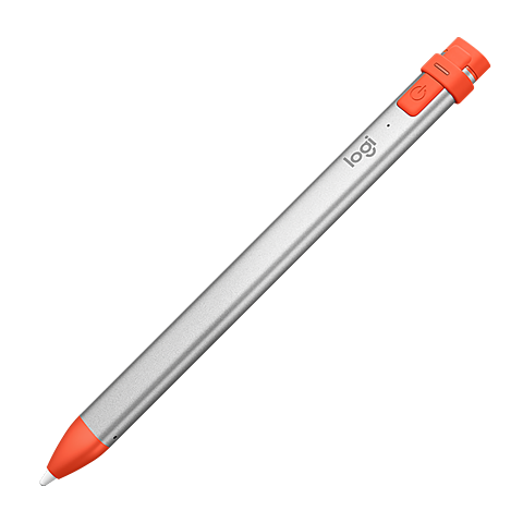 Logitech Crayon Digital-Zeichenstift - Silber 99930177 seitlich