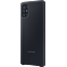 Samsung Silicon Cover Galaxy A51 - Schwarz 99930308 seitlich thumb