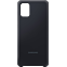 Samsung Silicone Cover Galaxy A71 - Schwarz 99930310 vorne thumb