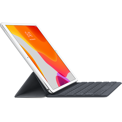 Apple Smart Keyboard iPad (7. Generation) - Schwarz 99930724 seitlich
