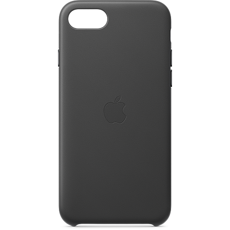 Apple Leder Case iPhone SE - Schwarz 99930789 hero