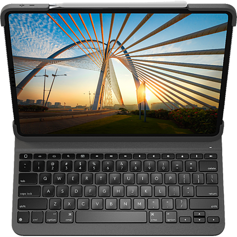 Logitech Slim Folio Apple 11 iPad Pro (2. Gen.) - Schwarz 99931229 hinten