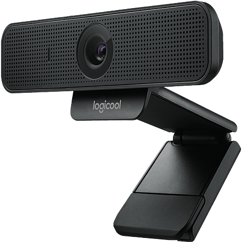 Logitech C925e Webcam - Schwarz 99931238 seitlich