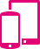 Mobilde Geräte Magenta