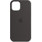 Apple Silikon Case iPhone 12 12 Pro - Schwarz 99931386 vorne thumb