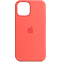 Apple Silikon Case iPhone 12 Pro Max - Zitruspink 99931342 vorne thumb