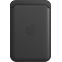 Apple Leder Wallet iPhone 12 Mini - 12 - 12 Pro - 12 Pro Max - Schwarz 99931395 vorne thumb