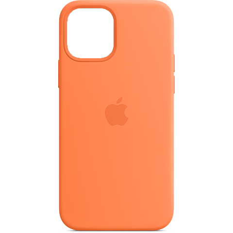 Apple Silikon Case iPhone 12 Mini - Kumquat 99931393 vorne
