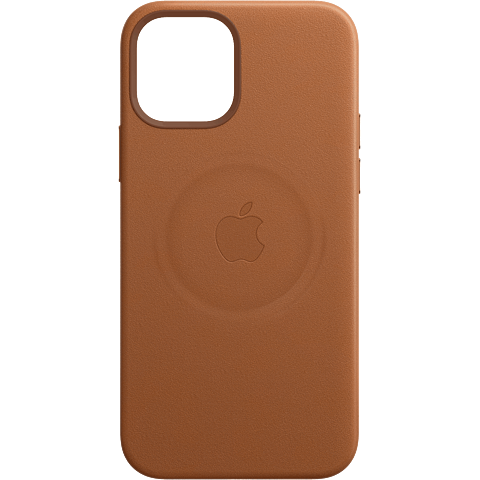Apple Leder Case iPhone 12 / 12 Pro - Sattelbraun 99931398 vorne