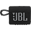 JBL GO 3 Bluetooth-Lautsprecher - Schwarz 99931726 vorne thumb