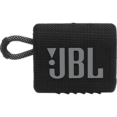JBL GO 3 Bluetooth-Lautsprecher - Schwarz 99931726 vorne