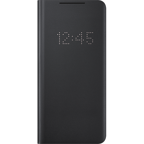 Samsung LED View Cover Galaxy S21 Ultra 5G - Schwarz 99931737 vorne