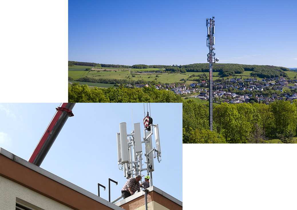 Deutsche Funkturm Mobilfunkausbau - Mobilfunkmasten